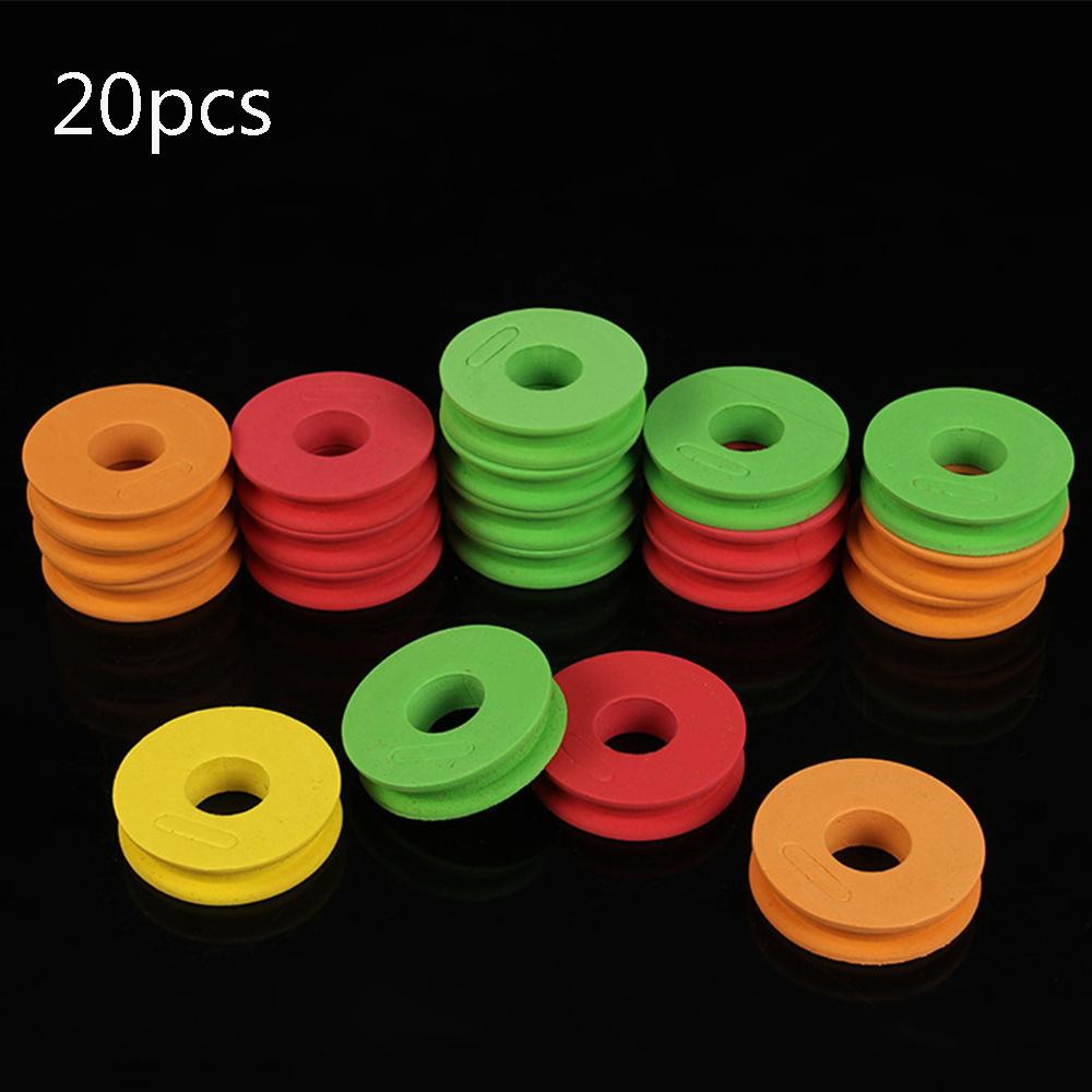 20Pcs New Leader Swivel 4.5cm/7cm Carp Lure Fishing Line Plate EVA Foam Winding Line Board