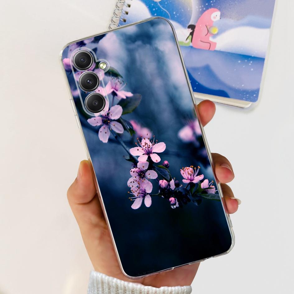 For Samsung Galaxy A25 5G Case Silicone Soft TPU Bumper Cute Cartoon Cat Butterfly Phone Cover For Samsung A25 5G 2023 A 25 Capa