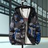 Spring Men's Large Size Thin Reversible Casual Camouflage Jacket