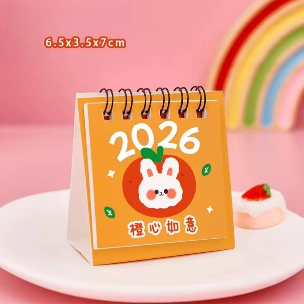 Fruit Desk Calendar Colorful Mini Desk Calendar Student Desk Calendar Mini For Study Space Dorm Room
