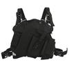 Oblique Two Way Radio Harness Adjustable Walkie Talkie Chest Bag Pocket for Military Hospitals