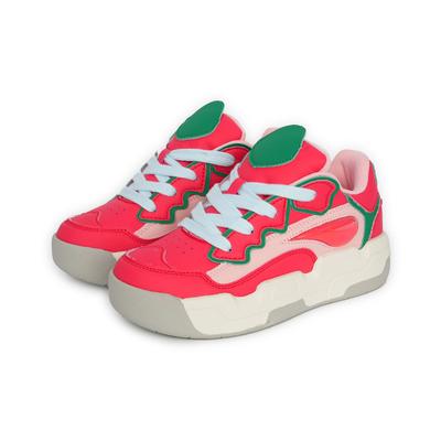 Кроссовки Niche на толстой подошве, женские, контрастные по цвету, в стиле пэчворк, на толстой подошве, модная универсальная повседневная обувь для женщин