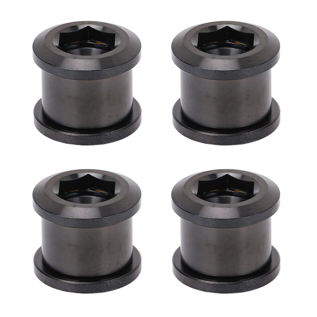 4pcs 6.5mm Mountain Cycling Chainring Bolts Alloy Chainring Bolts Single Disc Chainwheel Screw for M