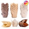 Tulip Cupcake Wrapping Paper Baking Resistant Oil-Proof Bread Paper Holder Gold Strip Paper Cup Holder Goblet Of Fire 200
