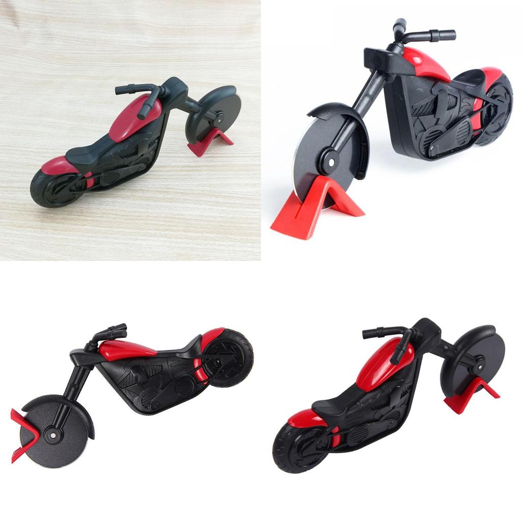 Versatile Motorcycle Pizza Cutter Knife Roller With Classic Appeal For Pizza Lovers