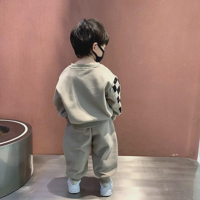 2025 Stylish Bear Boy Suit - Trendy Spring & Autumn Baby Sweater for Little Celebrities