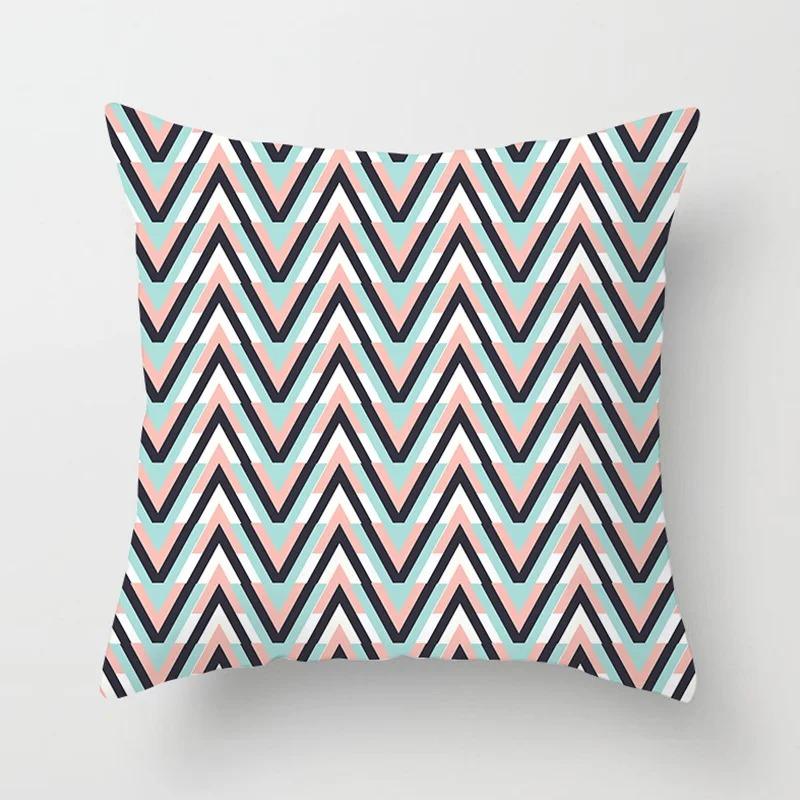 Наволочка с геометрическим рисунком оленя для офиса, гостиной, автомобиля, украшения для дома, наволочка