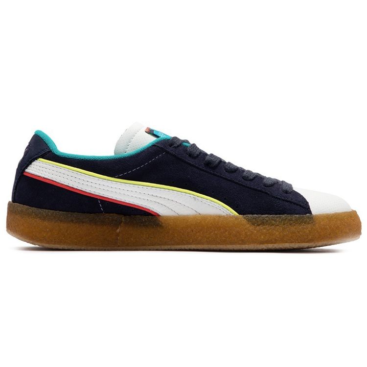Puma Замшевые кроссовки Crepe Stb Casual с низким верхом, унисекс, черные, коричневые, белые 388149-01