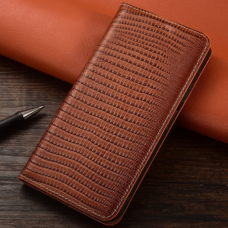 Чехол-книжка из кожи для ZTE Blade V41 Vita Smart — серия V40Pro