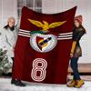 1pc B-Benfica Theme Blanket - Digital Print, Polyester, Cozy for All Seasons, Perfect for Outdoor, and Travel