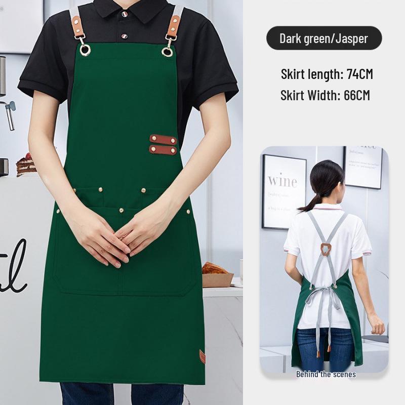 Multifunctional Apron for Kitchen, Gardening, Studio, Supermarket, Milk Tea, Nail Art, Catering, and Waitstaff.