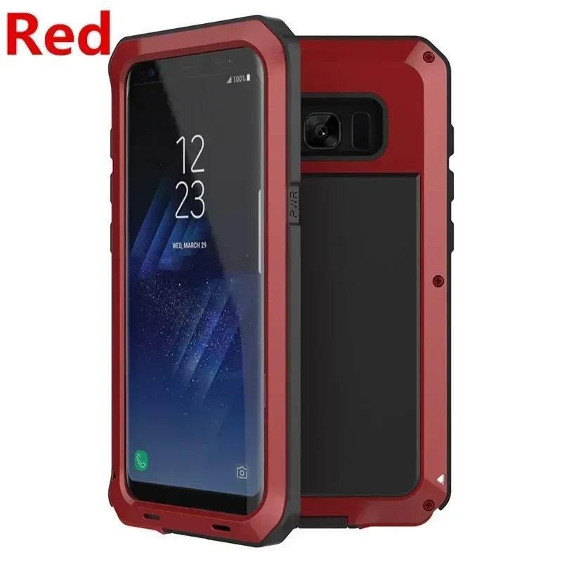 Для Samsung Galaxy S24 S23 S22 S21 Ultra S10 S20 Plus Note 20 10 Роскошный бронированный металлический прочный защитный чехол противоударный чехол