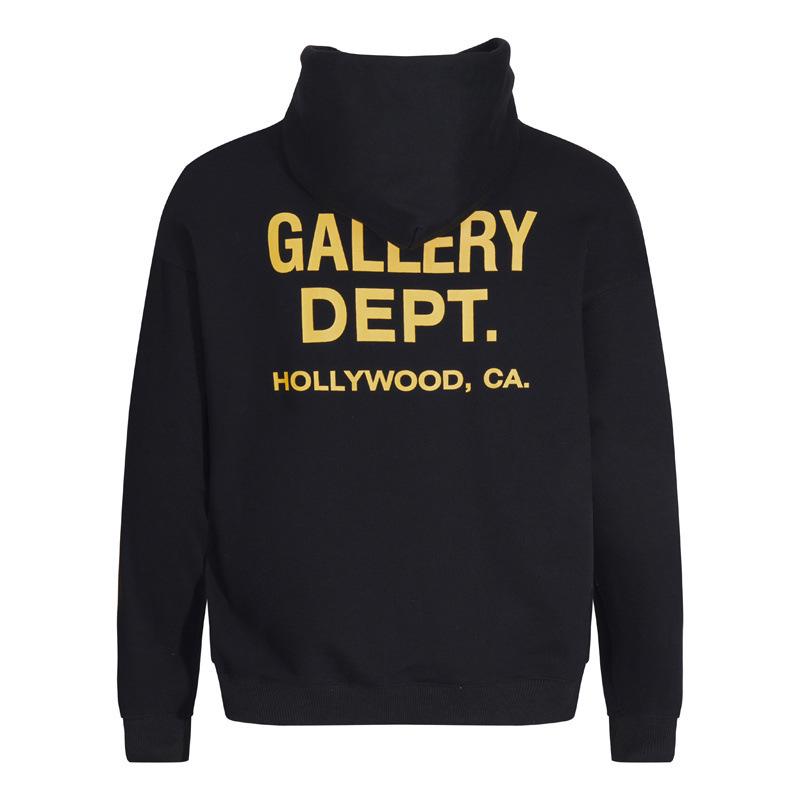 American Style Gallery Dept Logo Print Cotton Hoodie