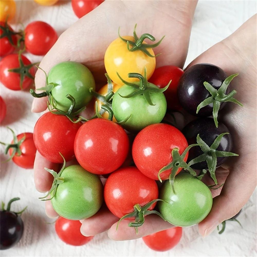 Hanging Simulation Tomatoes Model Lifelike Tomatoes Ornament Fake Fruit Props Hotel Decor