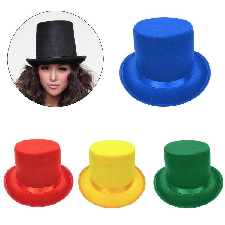 Stage Performances Flat Top Hat HippiesCap Fedoras Hat DanceParty Hat Headwear