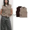MD Spring New Women's Clothing French Commute Style Lapel Short Temperamental Knitting Vest Jacket 5748641