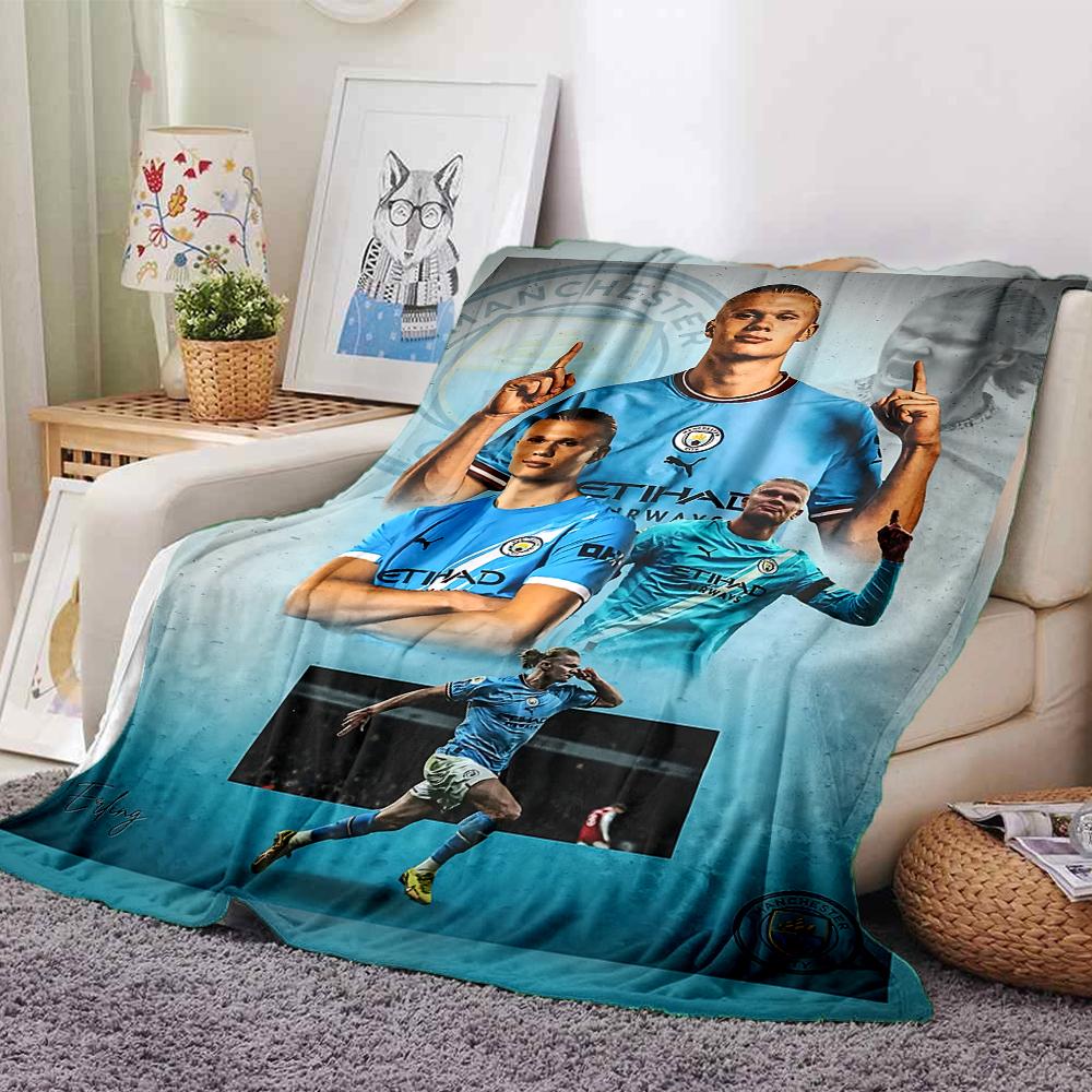 Welcome Manchester City Blankets Flannel Printed Breathable Warm Throw Blanket for Home Office Bedspreads 0708a74