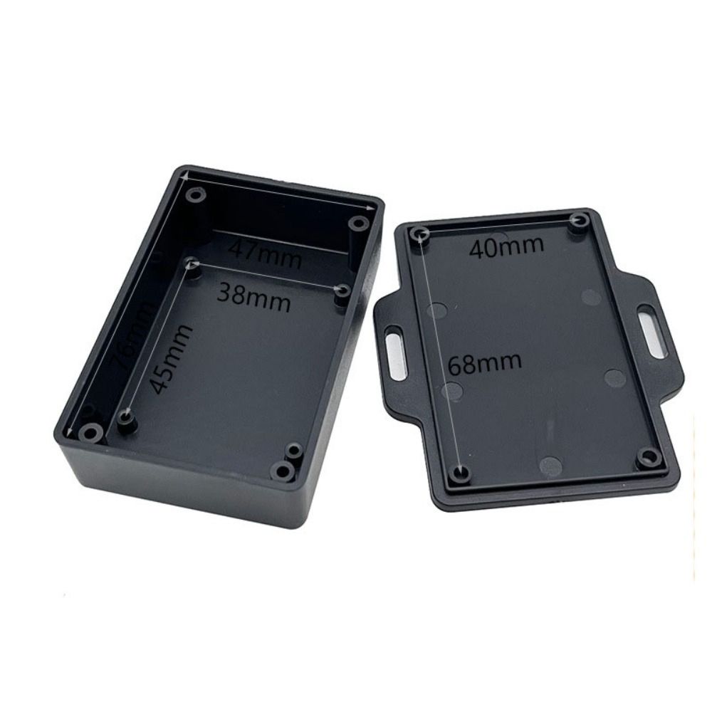 ABS Plastic DIY Housing Instrument Electronic Project Box Waterproof Black Circuit Board Box PCB 9 Styles