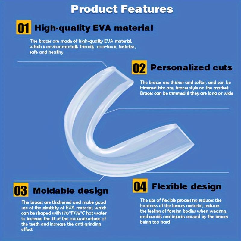Силиконовая капа для рта, защита зубов, ночная капа, ротовая каппа для бруксизма, скрежета зубами, против храпа, для отбеливания зубов, защита
