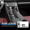 Настоящая мягкая карбоновая наклейка для Lexus IS250 300 350 200T 2013-2018 Панель крышки центральной консоли Внутренняя отделка Аксессуары