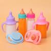 Dolls Reborn Cute Dolls with Pacifier Bibs Juice Bottles Plastic Nipple Bottle Magic Milk Bottles
