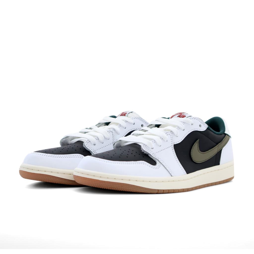 Jordan Air Jordan 1 Cushioning Slip Resistant Balance Low top Vintage Basketball Shoes Women's Black White CZ0775-133(Team176-)