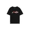 Li Ning Sport Trend Series Fun Logo Printed Short Sleeve T-Shirt Men Tops Black AHSR535-2