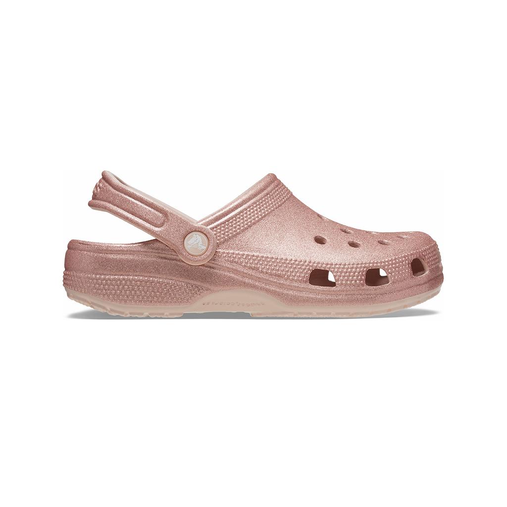 Crocs Классические блестящие клоги Женская обувь Кварцево-розовый 205942-6WV