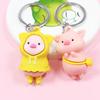 Сумка-подвеска мультяшная кукла мультяшная свинья плащ свинья брелок молочная свинья брелок свинья кулон цепочки для ключей