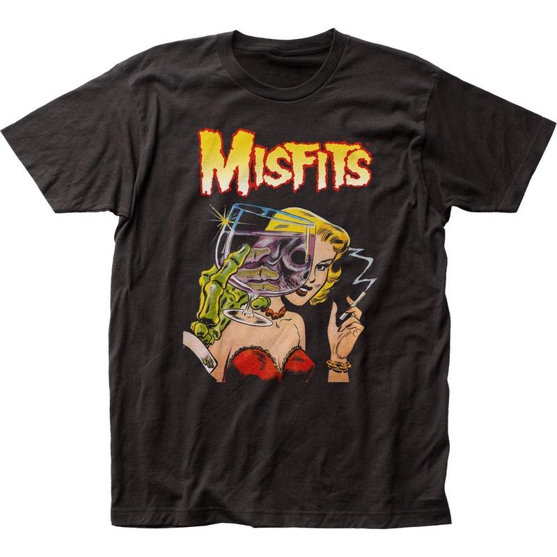 Футболка унисекс The Misfits Die Die My Darling Музыкальная Классическая Концертная Группа Черная