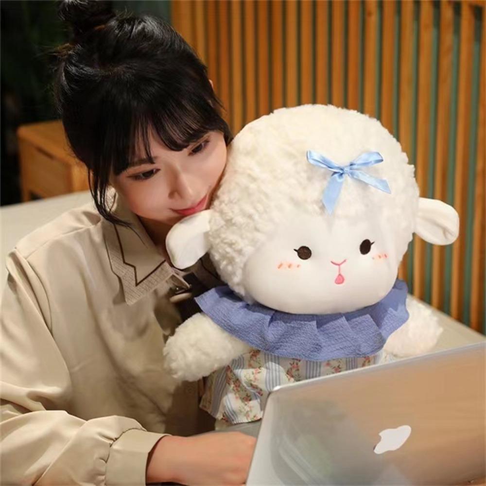 Кукла-овечка юбка принцессы тряпичная кукла плюшевая игрушка для девочки спит с успокаивающий подарок на день рождения розовая юбка