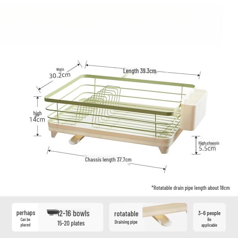 Beifu Dish Drying Rack with Chopstick Holder