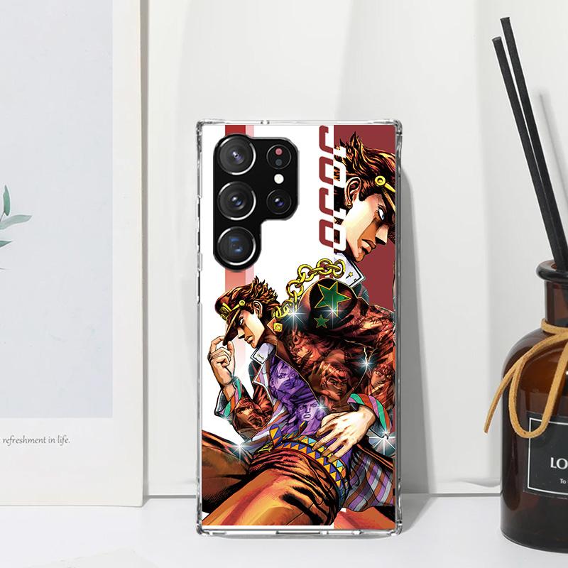 JoJo Bizarre Adventure Anime Phone Case For Samsung Galaxy S26 S25 Edge S24 FE S23 S22 Ultra S21 Plus S20 + Art Fundas Back Cove