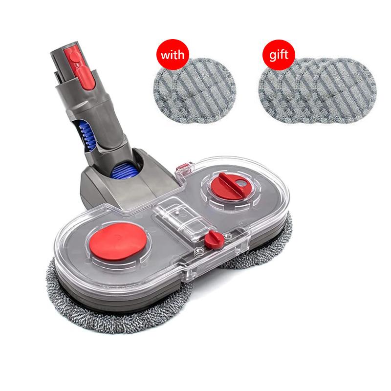 Комплект электрической насадки-швабры для пылесосов Dyson V7 V8 V10 V11 V15, насадка-швабра с резервуаром для воды, чистящая тряпка