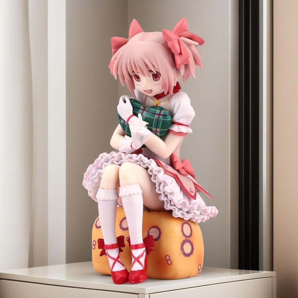 14 см Аниме Фигурка Puella Magi Madoka Magica - ПВХ Модель Куклы Для Украшения Рабочего Стола Фигурка Действия Коллекционная Игрушка Подарок для Ребенка