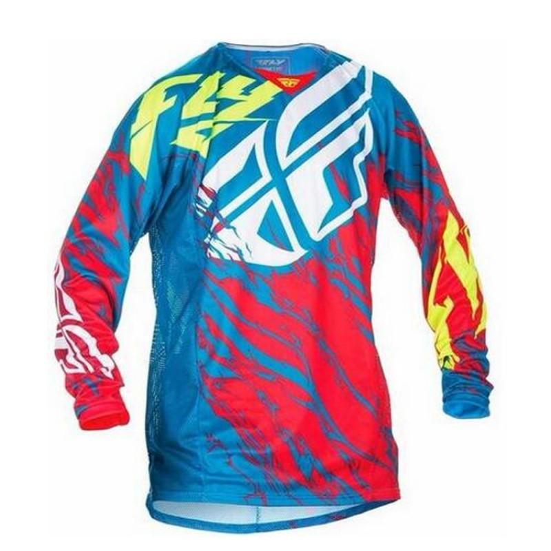 Mens Long Sleeve Mountain Bike Jersey Cycling Apparel Downhill Trail Riding Breathable Quick Dry