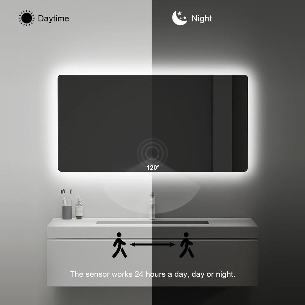 Penetrate Wood Human Motion Sensor LED Light Switch 12V 5A Body Inductive Switch Bathroom Mirror Stair Cabinet Closet Night Lamp