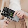 Магнитный чехол для телефона с зелеными глазами кошки для APPLE iPhone 17 Air 16 14 13 12 Pro Max 15 Plus Беспроводная зарядка С чехлом MagSafe