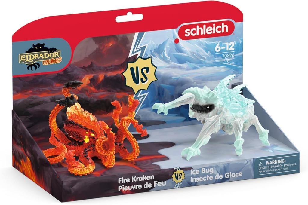 Schleich El Dorado Ice Bug Vs Lava Kraken 70826