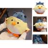 Мягкая и милая мультяшная плюшевая игрушка в виде акулы и утки для детей, офисного кресла и времени для сна, чучело животного