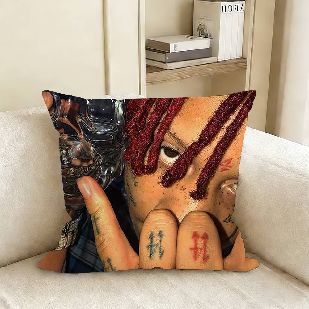 TTrippie RRedd Various Sizes Square Pillow Case For Car Home Bedchamber Decor