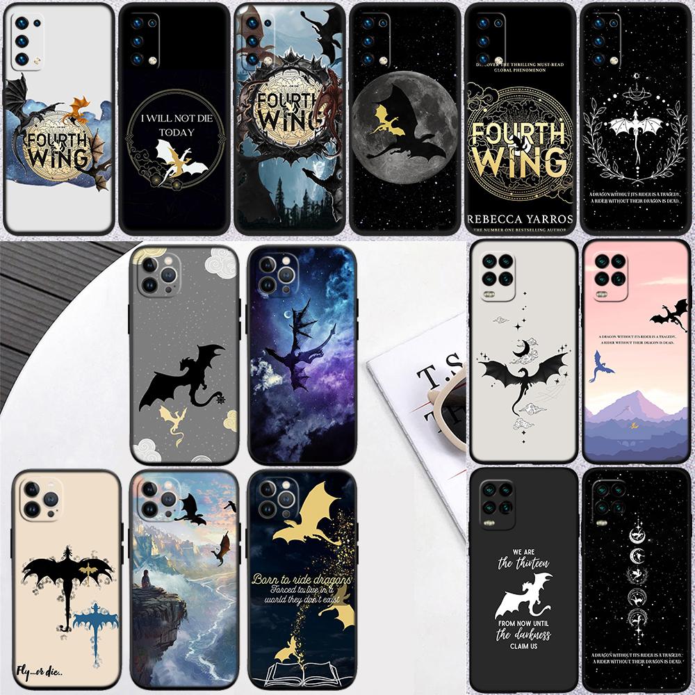Fourth wing dragons Phone Case for Motorola Moto Edge 60 60s 70 G86 G56 G54 E14 G04S G45 G54 G64 Pro Power Neo Fusion