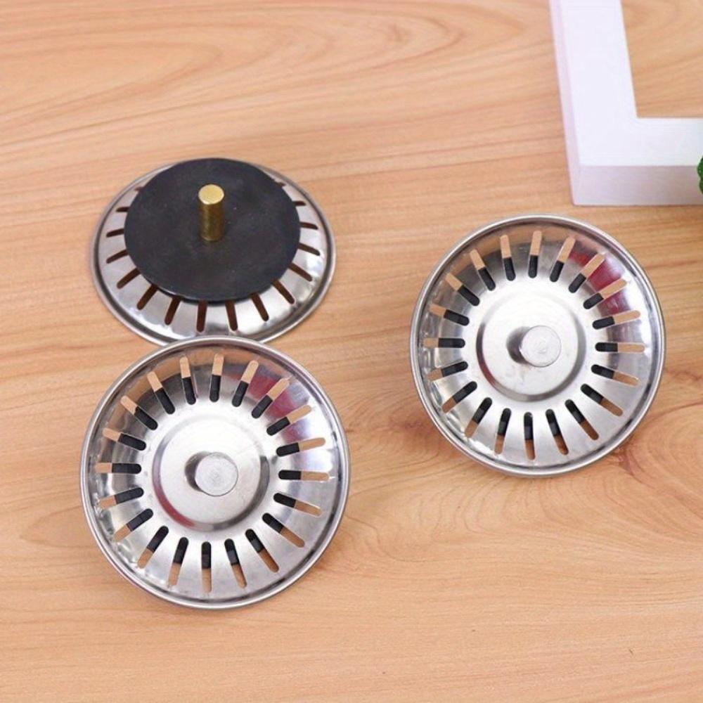 4pcs Kitchen Basin Drain Dopant Sink Strainer Basket Waste Filter Stopper Bathroom Hair Catcher