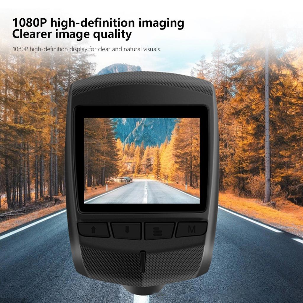 With Display Car Driving Recorder Single Lens HD Night Vision 140 Degree Panoramic 24-hour Monitoring Driving Recorder