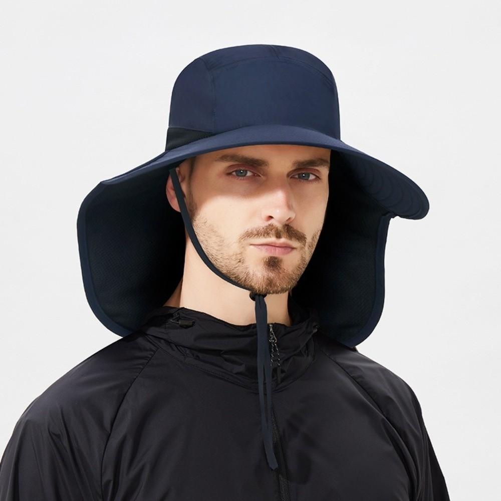 Adjustable Fisherman Cap Wide Brim Bucket Cap Fashion Outdoor Sun Hat Women
