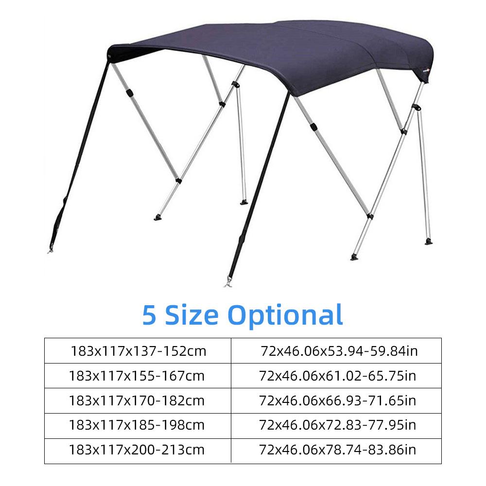 Навес от солнца для лодки идеально подходит для яхт шириной 1-1,4 метра, резиновых лодок, рыбацких лодок 600D