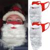 Soft And Breathable Adult Unisex Funny Santa Claus Beard For Xmas Cosplay
