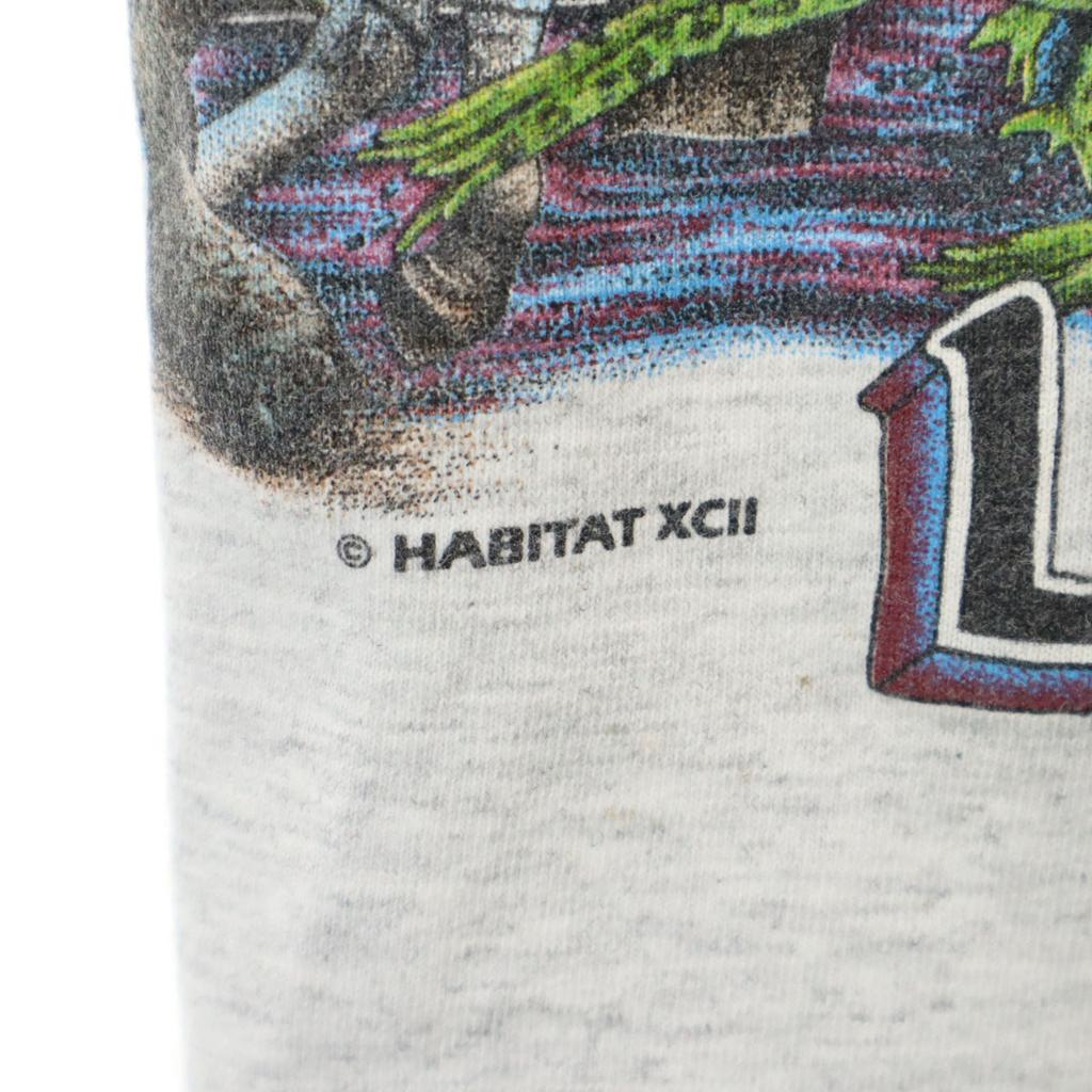 SIGNAL SPORTS 90s Made In USA Old Animal Print Short Sleeve T-shirt M Men's Used