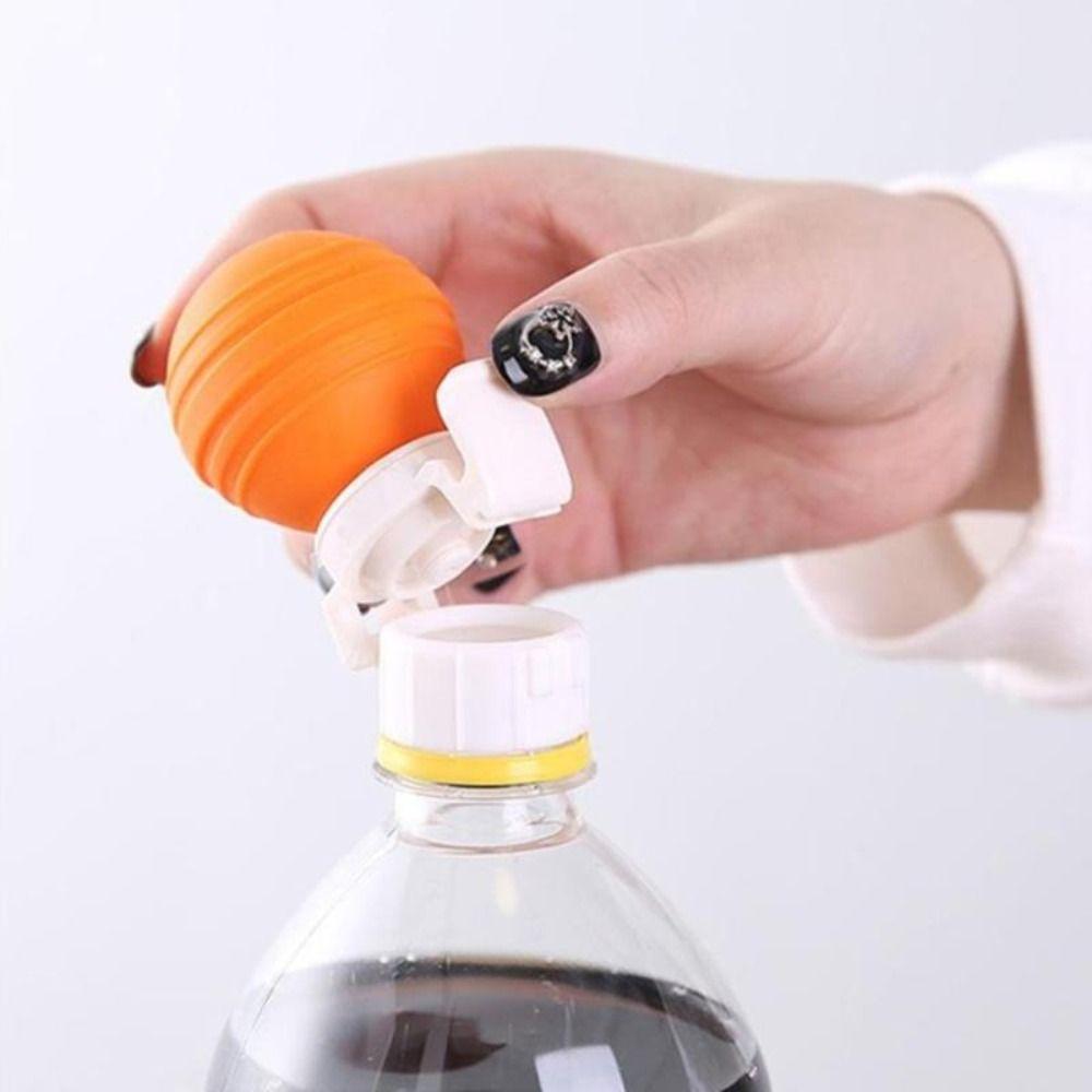 Inflatable Cola Pump Carbonation Keeper Bottle Stopper Drink Sealer Beverage Saver Soda Cap