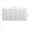 Vinyl Protective Workplace Pad Honeycomb 3D 120x60 cm